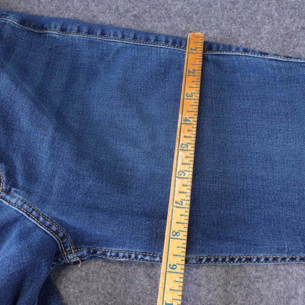 Hollister High-Rise Flare Jeans Dark Wash Blue W29 8R Bell Bottoms - Picture 6 of 12